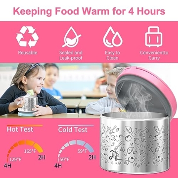 Lille Home Insulated Lunch Box Set for All Ages