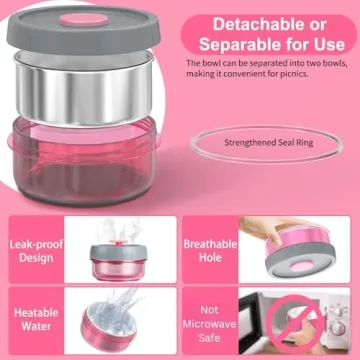 Lille Home Insulated Lunch Box Set for All Ages