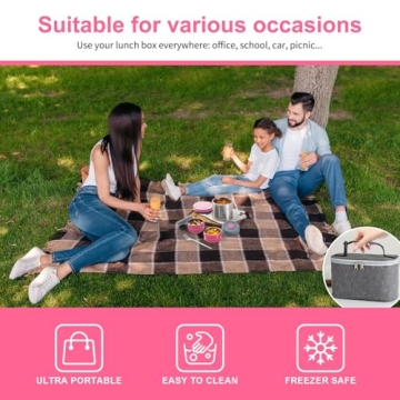 Lille Home Insulated Lunch Box Set for All Ages