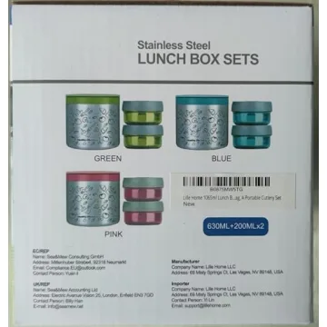 Lille Home Insulated Lunch Box Set for All Ages