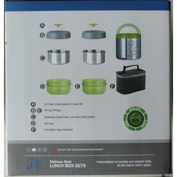 Lille Home Insulated Lunch Box Set for All Ages