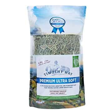 Small Pet Select - Premium Ultra Soft Timothy Hay, Rabbits, Guinea Pigs, Chinchillas, 15oz