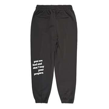 CPFM.xyx Cactus Graffiti Art Print Joggers - Stylish Gray Sweatpants for Outdoor Fun