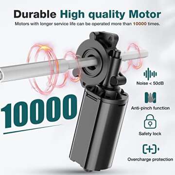 Sweetcrispy Electric Standing Desk, 40 x 24in Adjustable Height Electric Stand up Desk Standing Computer Desk Home Office Desk Ergonomic Workstation with 3 Memory Controller, White