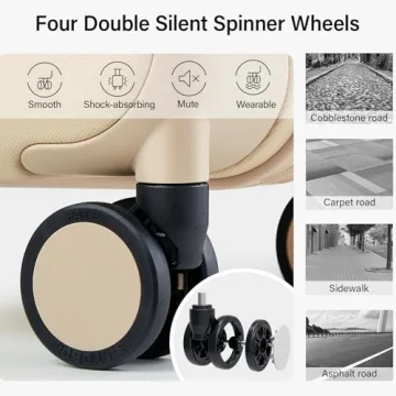 Hanke 16 Inch Lightweight Underseat Luggage for Travel