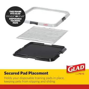 Glad Pet's Potty Training Pad Holder for Easy Cleanup