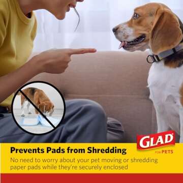 Glad Pet's Potty Training Pad Holder for Easy Cleanup