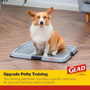 Glad Pet's Potty Training Pad Holder for Easy Cleanup
