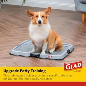 Glad Pet's Potty Training Pad Holder for Easy Cleanup