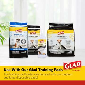 Glad Pet's Potty Training Pad Holder for Easy Cleanup