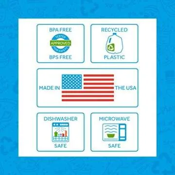 Re-Play 12 Oz Reusable Plastic Bowls - Eco-Friendly Dinnerware