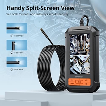 DEPSTECH Dual Lens 1080P HD Borescope with Light