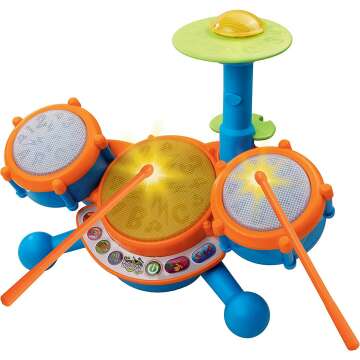 VTech KidiBeats Kids Drum Set in Orange