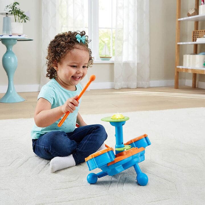 VTech KidiBeats Kids Drum Set in Orange
