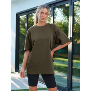 Trendy Queen Womens Fashion Workout T Shirts Athletic Plus Size Tops Summer Trendy Clothes 2025 Short Sleeve Spring Tee