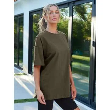 Trendy Queen Womens Fashion Workout T Shirts Athletic Plus Size Tops Summer Trendy Clothes 2025 Short Sleeve Spring Tee