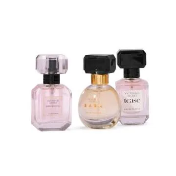 Victoria's Secret Deluxe Mini Fragrance Trio, Eau de Parfume Giftset for Women, Includes Bombshell, ...