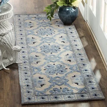 Elegant Handmade 8' x 10' SAFAVIEH Wool Area Rug
