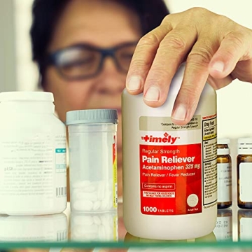 Acetaminophen 325mg Tablets 1000 Count Pain Fever Relief