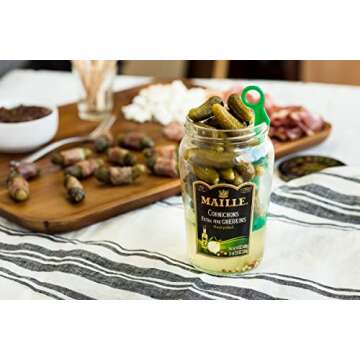 Maille Pickles Cornichons Original for Snacking Delight