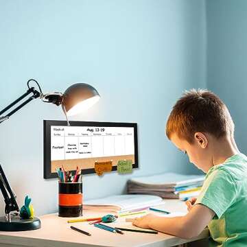 Umtiti Magnetic Weekly Dry Erase Board for Home Office