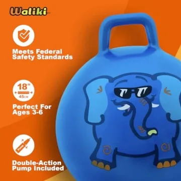 Waliki Hopper Ball Toy for Kids Ages 3-6 | Safe & Fun