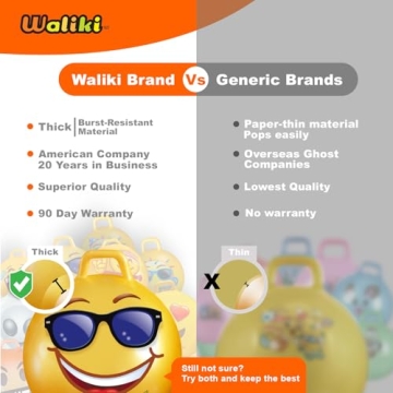Waliki Hopper Ball Toy for Kids Ages 3-6 | Safe & Fun