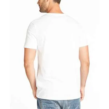 Nautica Men's Short Sleeve Crew Neck T-Shirt in Bright White