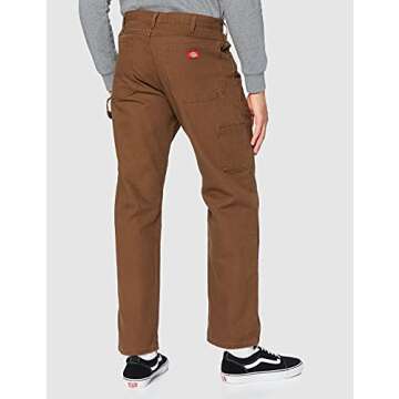 Dickies Men's Straight-Leg Duck Carpenter Jean - Durable Comfort