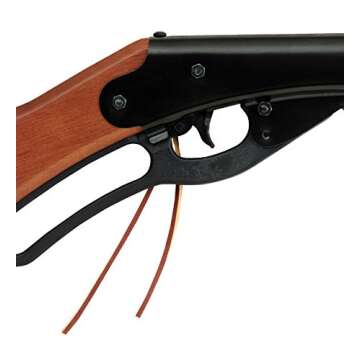 Daisy Outdoor Products Model 1938 Red Ryder BB Gun, Wood Grain, Overall length: 35.4 Inch
