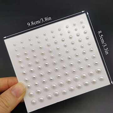 Eye Body Face Black Gems Jewels Rhinestone Stickers Acrylic Self Adhesive Crystal Makeup Diamonds Face Tattoo Stick Gems for Women Festival Accessory DIY Crafts and Nail Art Decorations 3 Sheets