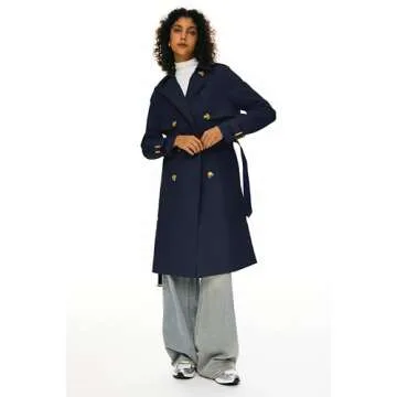 Stylish Orolay Women's Double Breasted Trench Coat
