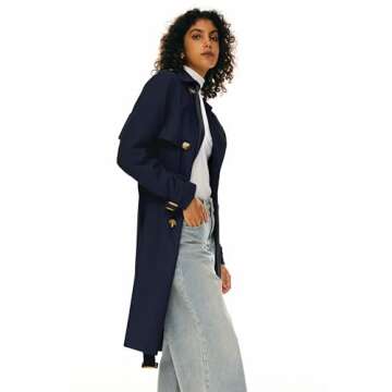 Stylish Orolay Women's Double Breasted Trench Coat