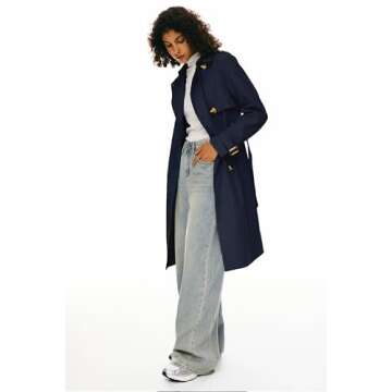 Stylish Orolay Women's Double Breasted Trench Coat