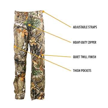 HOT SHOT Men’s Camo Performance Pant – Realtree Edge Hunting Outdoor Apparel, X-Large