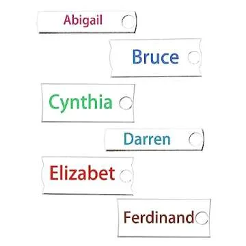 Craftbay Customizable Mini Acrylic Name ID Plate for Stanley 40 OZ Tumbler Personalized Name Plate Name Tag for Stanley Cup Identification Plate Acrylic Tumbler tag (40) (40OZ)