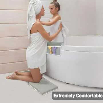 PandaEar 2 Baby Bath Kneeler & Elbow Rest Pad Grey