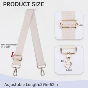 Dksongr Adjustable Purse Strap for Elegant Bags
