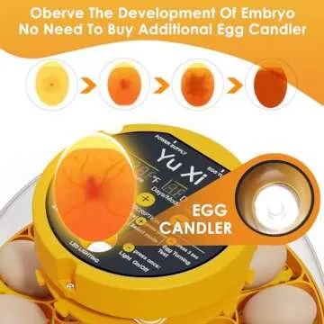 Yuxi 16 Egg Incubator: App Control for Easy Hatching
