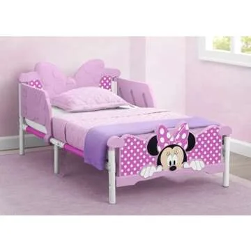 Delta Children Minnie Mouse 3D Toddler Bed, Pink