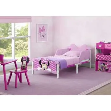 Delta Children Minnie Mouse Toddler Bed - Fun & Safe Design