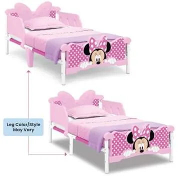Delta Children Minnie Mouse Toddler Bed - Fun & Safe Design