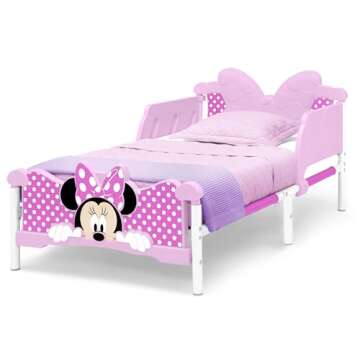 Delta Children Minnie Mouse 3D Toddler Bed, Pink
