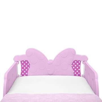 Delta Children Minnie Mouse 3D Toddler Bed, Pink