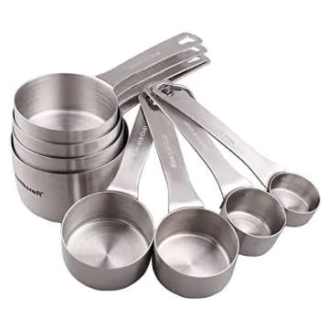 Smithcraft Measuring Cup Set - 9 Stainless Steel Cups