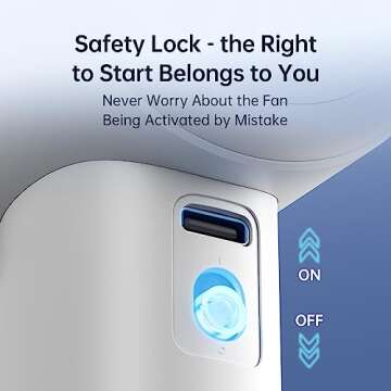 Compact JISULIFE Cool Handheld Fan with Adjustable Speed