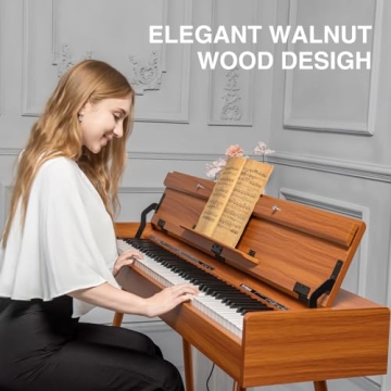 UISCOM 88 Key Weighted Digital Piano with MIDI