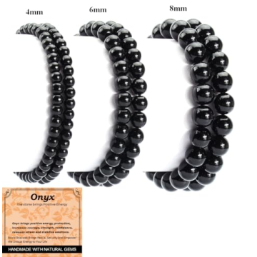 Shop Massive Beads Black Onyx - Handmade Energy Bracelet