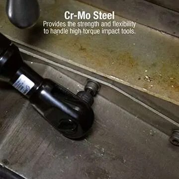 Sunex 3646, 3/8 Inch Drive Low Profile Impact Hex Driver Set, 16-Piece, SAE/Metric, 1/4 Inch - 3/4 Inch, 6mm - 19mm, Cr-Mo Steel, Dual Size Markings, Heavy Duty Storage Case, Meets ANSI Standards