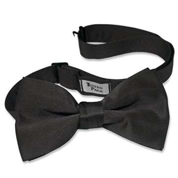 Bow Tie and Cummerbund Set (Black)
